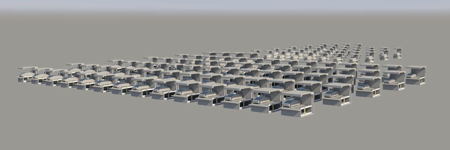 Visualisation de nombreux petits systèmes de parking