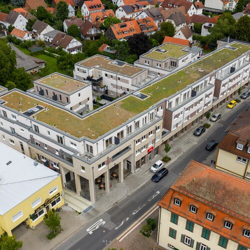 Vue aérienne de l'ensemble du site QUARTIER AM JAGDSCHLOSS