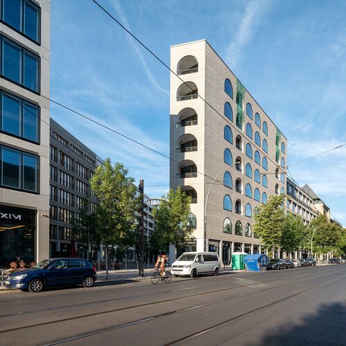 Vue sur le quartier « AM TACHELES »