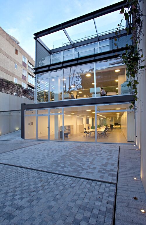 Cour intérieure d'un immeuble