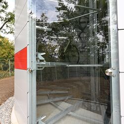 A look inside a bicycle parking system