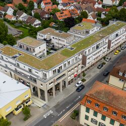 Vue aérienne de l'ensemble du site QUARTIER AM JAGDSCHLOSS